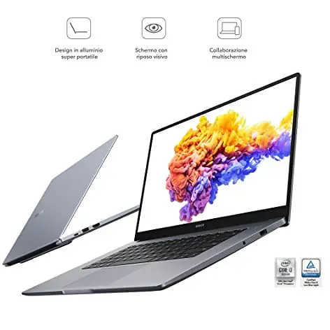 Laptop Honor magicbook: multi-schermo e impronte digitali integrato. Su Amazon a prezzo spettacolare
