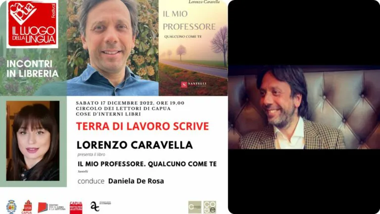 Lo scrittore Caravella torna nella sua città natale