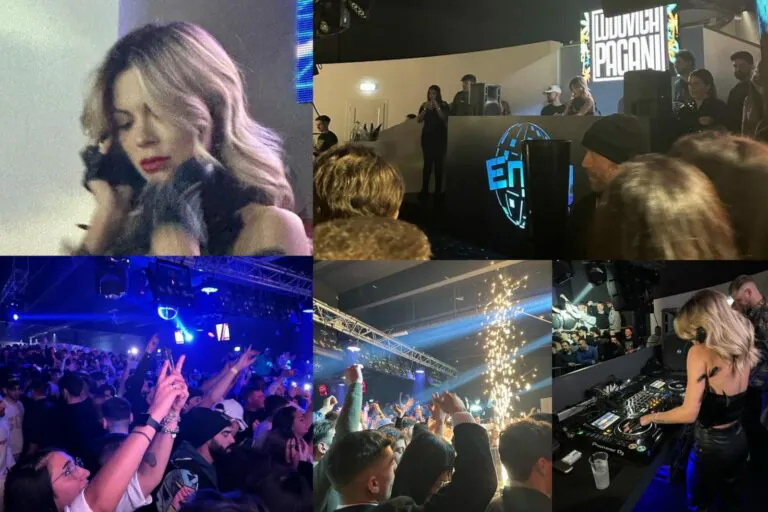 La bellissima Ludovica in versione d.j. acclamata nella discoteca casertana