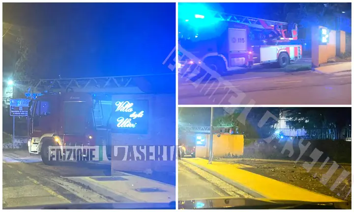 Incendio choc nella nota casa di cura casertana: un ustionato trasportato d’urgenza