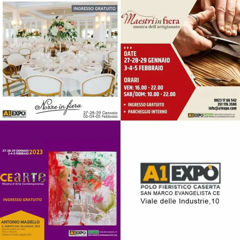Arte e wedding convolano a Nozze in Fiera: iniziano 2 weekend intensi all’A1Expò con ingresso gratuito