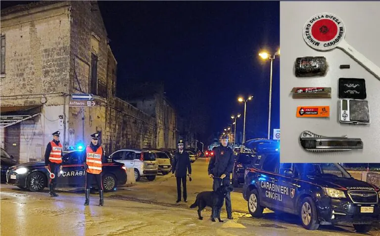 Incappa in un controllo antidroga e viene arrestato