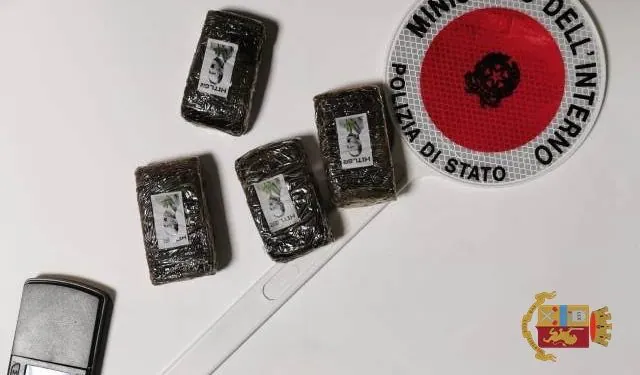 Casertano trovato con 4 etti della droga di Hitler
