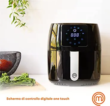 Friggitrice ad aria MasterChef: prodotto ufficiale della nota trasmissione televisiva. Disponibile su Amazon