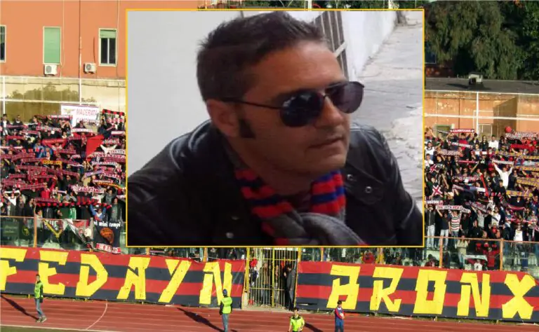 Curva della Casertana in lutto, addio a leader dei Fedayn Bronx