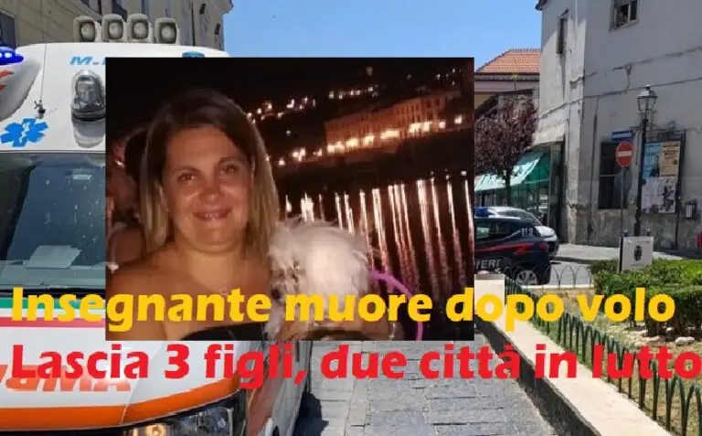 Due città piangono la prof morta dopo volo dalla finestra: lascia tre figli. NOME E FOTO