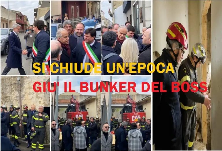 FOTO E VIDEO. Demolito bunker di Zagaria: “Non siamo più il paese del boss”. Col ministro c’è De Luca