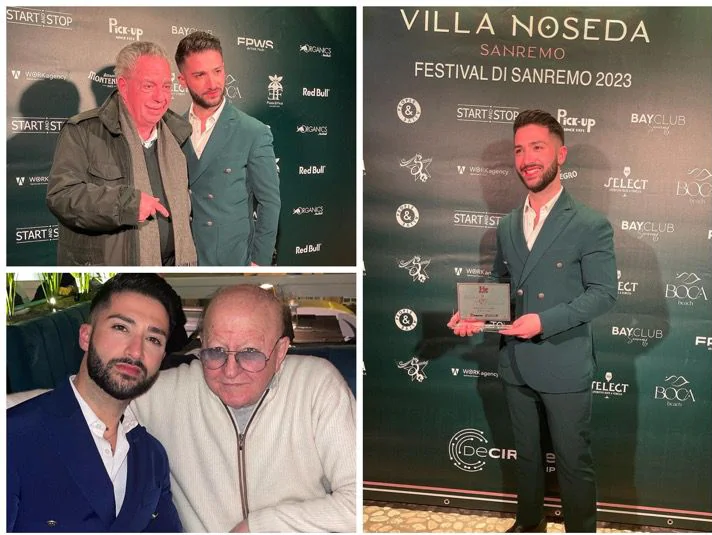 L’artista casertano Luis Navarro premiato dalla città di Sanremo