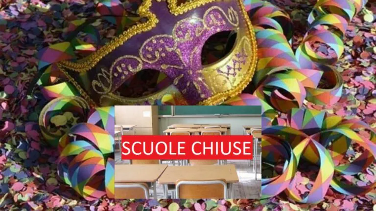 Scuole chiuse per i festeggiamenti di Carnevale, arriva l’ordinanza del sindaco