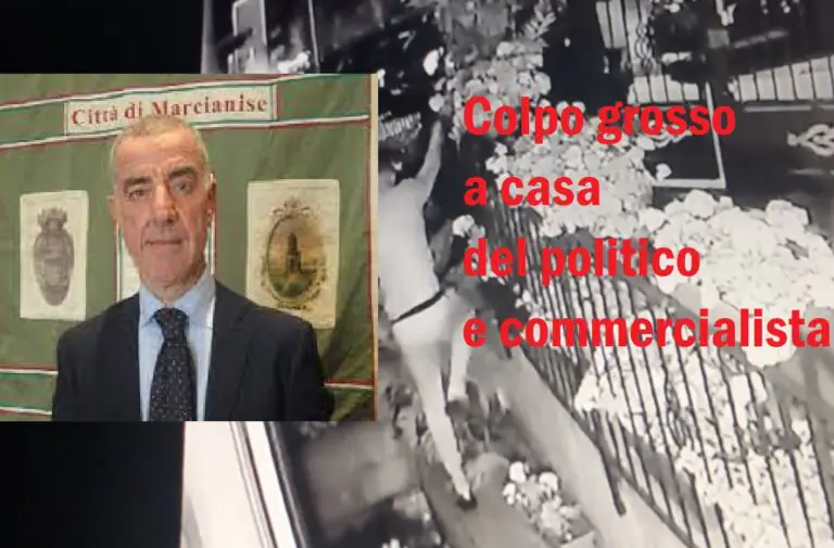 Colpo grosso a casa del politico e commercialista: banditi in fuga col bottino