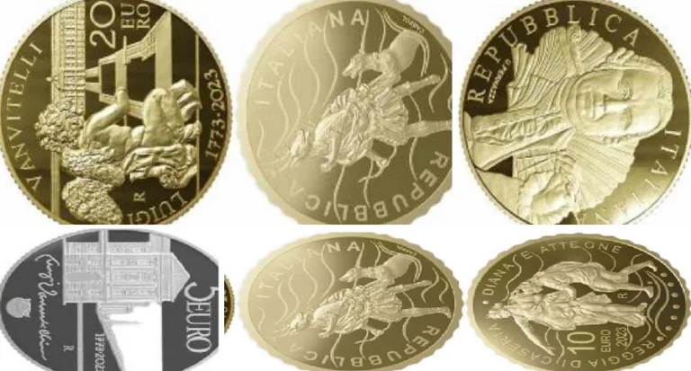 Numismatica, tre monete rappresentano la bellezza casertana