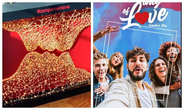 Al centro commerciale si celebra l’amore con foto a tema gratuite