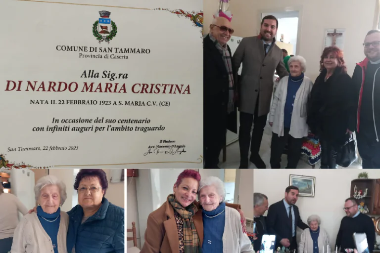 Nonna Cristina compie 100 anni: grande festa in paese