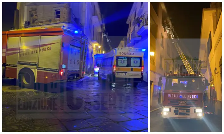 Incendio choc in una casa con cinque persone all’interno