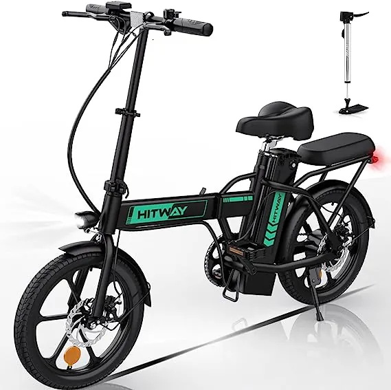 Bici elettrica pieghevole Hitway, risparmi (120euro) con coupon Amazon