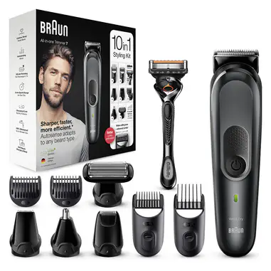 Rifinitore Braun tutto-in-uno con diversi accessori quasi a metà prezzo su Amazon