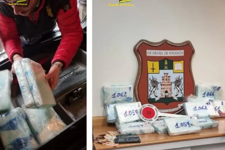 Pagato mille euro per trasportare 2 milioni di coca: ecco chi è il corriere finito in cella