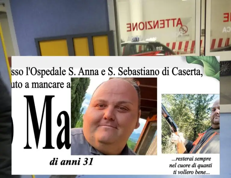 Muore dopo mal di schiena, salma liberata dopo l’esame verità: l’addio al 31enne Aldo