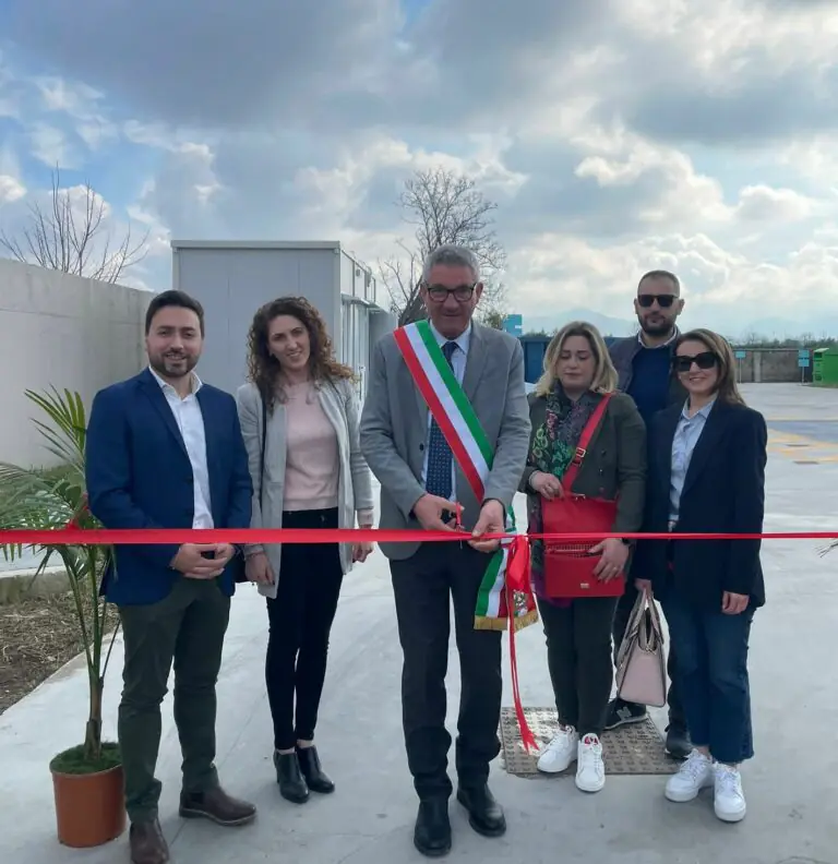 Inaugurata l’isola ecologica, il sindaco Lillo: «Orgogliosi di aver raggiunto questo obiettivo»