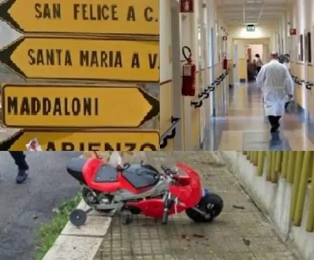 Incidente choc con la minimoto: feriti 2 fratellini. Uno ha 3 anni