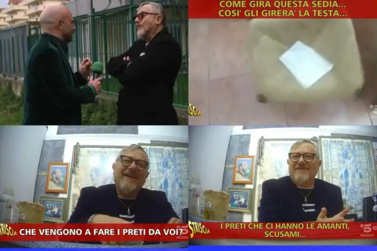 Ritorni d’amore: il ‘girasedia’ da 800 euro del ‘santone’ casertano a Striscia la Notizia