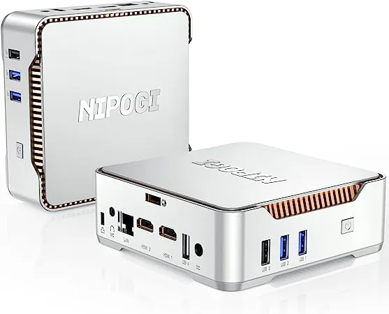 NiPoGi il Mini PC ideale per uso quotidiano, business e photo editing. Follia Amazon: sconto+ coupon