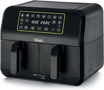 Prepara più cibi contemporaniamente con Ariete Airy Fryer Dual. Sconto speciale Amazon(-40%)