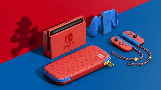 Nintendo Switch rossa-blu Limited Edition Super Mario Bros: è attivo lo sconto Amazon.