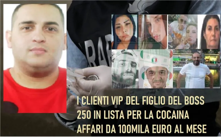 Coca dei Belforte per vip e Milano da bere: Gnucchino jr aveva lista con 2500 clienti. FOTO E VIDEO