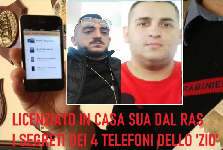 Licenziato dallo spaccio dallo “zio” con un’aggressione in casa: i segreti dei 4 cellulari del ras