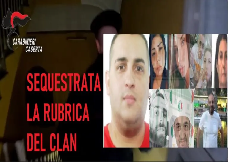 Sequestrata la rubrica coi nomi dei clienti del clan. Ecco chi compra la coca da Gnucchino