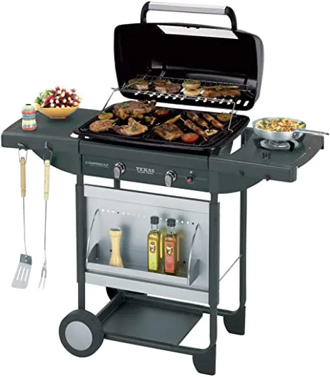 Barbecue Campingaz Texas Revolution: leggero e con numerosi scomparti a disposizione