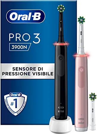 Spazzolino elettrico Oral-B Pro 3: esclusiva tecnologia di pulizia 3D, scontato su Amazon a prezzo sorprendente
