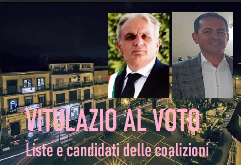 VITULAZIO AL VOTO. Russo affonda, Scialdone nuovo sindaco