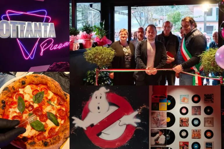 Inaugurata la prima pizzeria a tema anni ’80 del Casertano