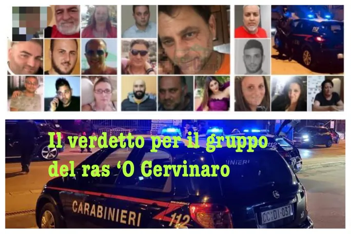 Annientato vertice dei Cervinari: stangata del tribunale per il ras Filippo e per il figlio