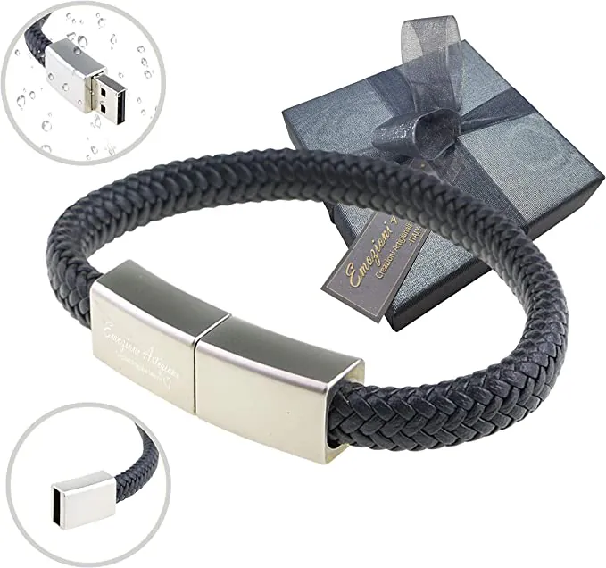 Il primo bracciale HI TECH con chiusura USB, utilissimo da PRENDERE al volo