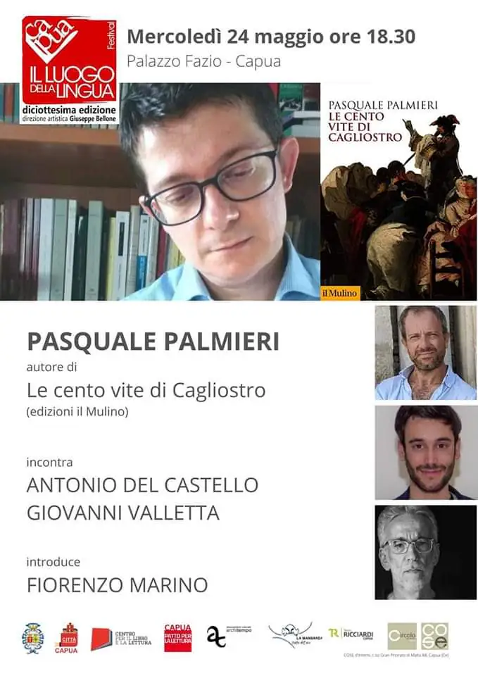 Il ‘conte Cagliostro’ a Capua nel libro di Pasquale Palmieri
