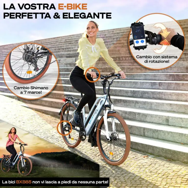 Bicicletta elettrica da donna con display intelligente: una ottima IDEA REGALO per la tua Mamma