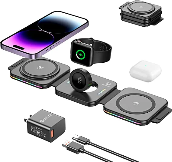 Stazione di ricarica magnetica pieghevole 3 in 1 è un vero BEST BUY con questa offerta