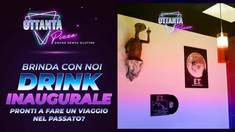 Apre ‘Ottanta pizza’ il locale dedicato a quei mitici anni