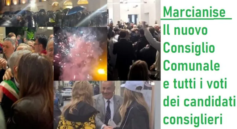 MARCIANISE, TUTTI I VOTI DELLE 2 COALIZIONI CANDIDATO PER CANDIDATO