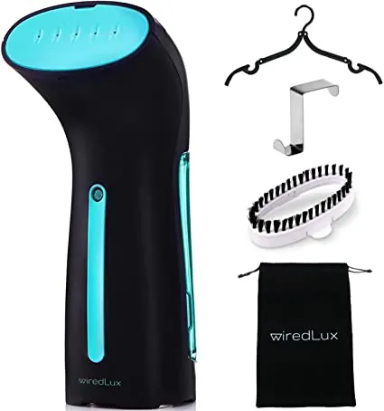 Mai più vestiti sgualciti in vacanza con il ferro da STIRO portatile WIREDLUX. (Accessori per Viaggio Inclusi)