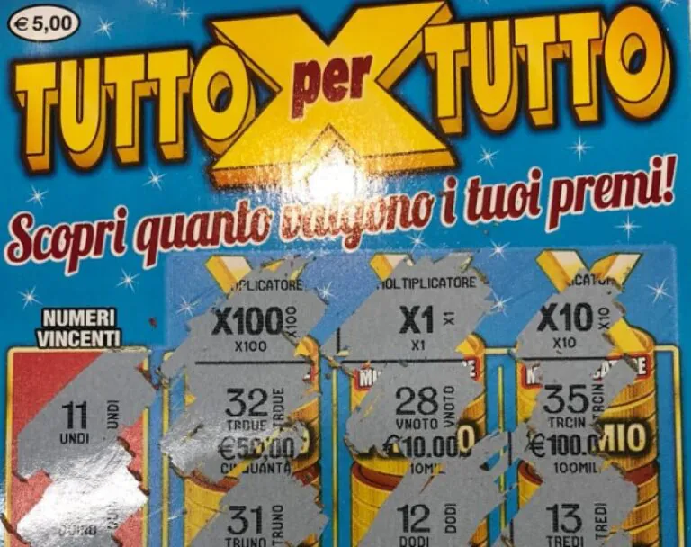 Pesca il ‘X100’ al Gratta e Vinci, poi l’amara sorpresa: ecco quanto ha vinto