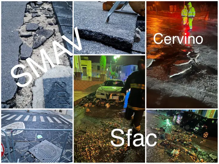 La conta dei danni: strade spaccate e impraticabili, case danneggiate e tanti detriti