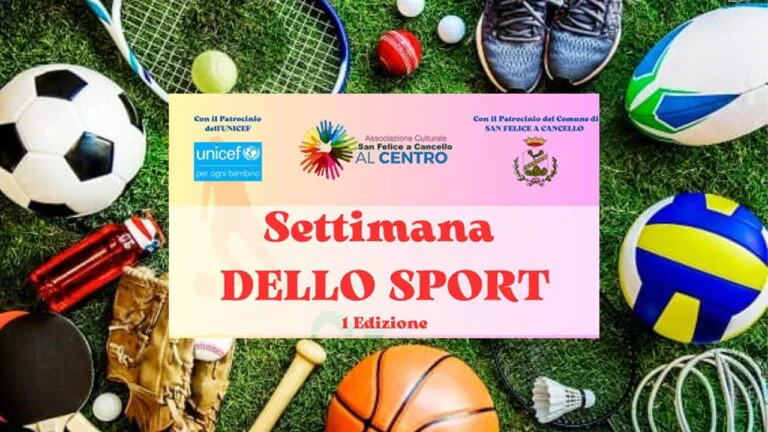 Arriva la settimana dello sport nella Valle