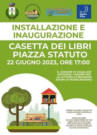 La Cassetta dei Libri a Casaluce: iniziativa all’insegna di cultura e ambiente