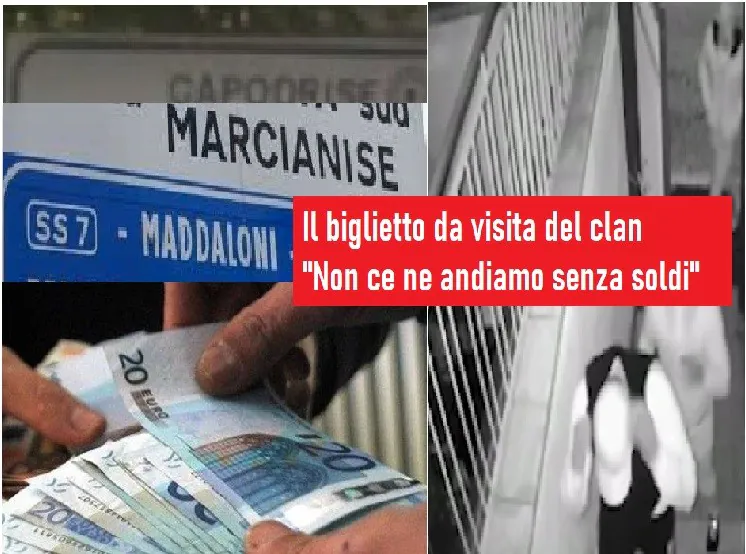 Si presentano a nome del clan di Marcianise per recuperare un credito: in 5 nei guai