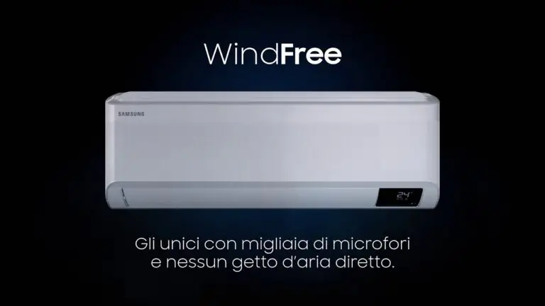 Samsung WindFree: porta il FRESCO più lontano e rapidamente e si pulisce da solo, in AUTOMATICO