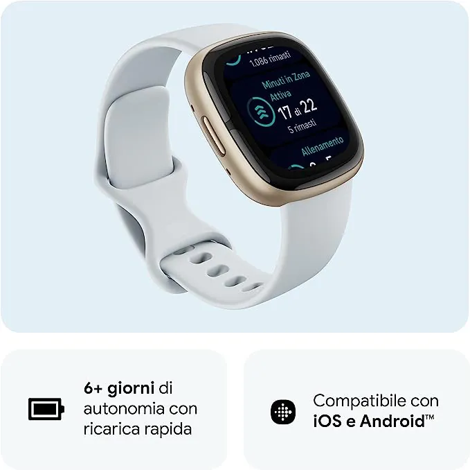FITBIT Sense 2: Lo smartwatch dalle grandi potenzialità è in OFFERTA a prezzo irresistibile